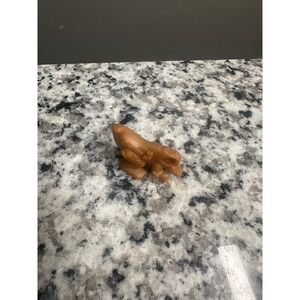 Brown Plastic Dinosaur mini Toy Figurine